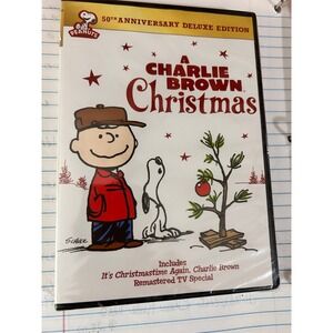 A Charlie Brown Christmas DVD 50th Anniversary Deluxe Edition Peanuts‎ Sealed